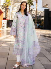 Carnation by Rang Rasiya Embroidered Lawn Suits Unstitched 3 Piece - RR25CL 07 ISABELAL